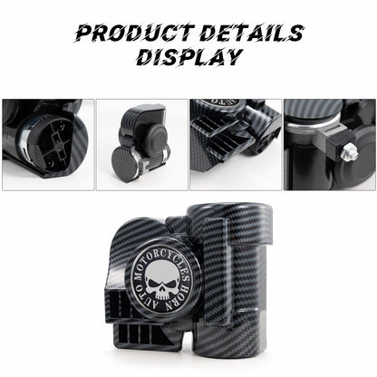 FARBIN Train Horns for Car Air Horn with Horn Cover for Motorcycle 12V Train Sound Car Horn Kit 150DB Super Loud Horn