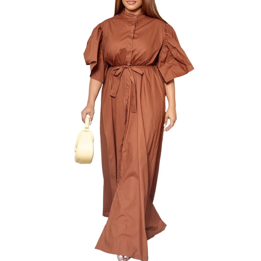 African Dresses For Women Vetement Femme Dashiki Solid Africa Maxi Dress African Clothes Dashiki Ankara Dresses Ladies 2026 New