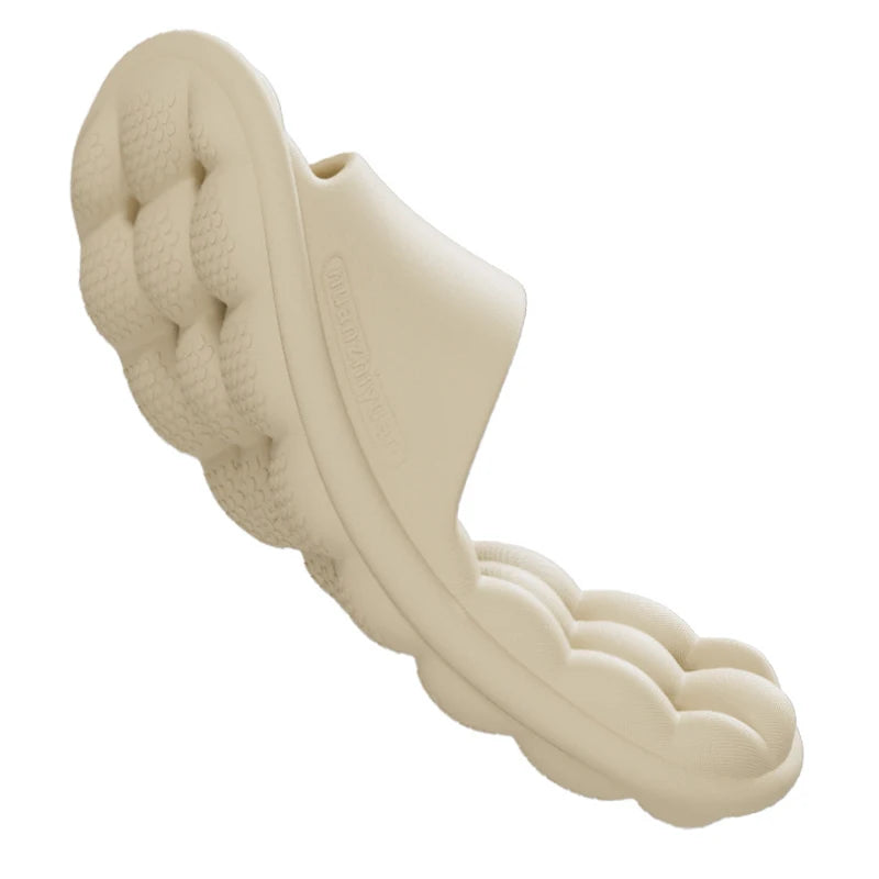 Home Slipper Woman Cloud Summer Leaking Men Flip Flops Sandals Beach Slides Casual House Shoes Flat Female Male Non Slip Eva