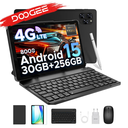 【Brand+】Doogee Tab G6 Tablet Pc 11 Inch Android 15 30Gb Ram(6+24) 256Gb Rom 8000Mah Battery Dual Speakers Support Widevine