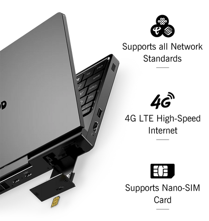 New GPD Pocket 4 2025 Mini Laptop PC 8 Inch AI 9 HX 370 8840U 16/32/64GB RAM 1/2TB NVME SSD 2K 144HZ Full-featured Handheld WIFI