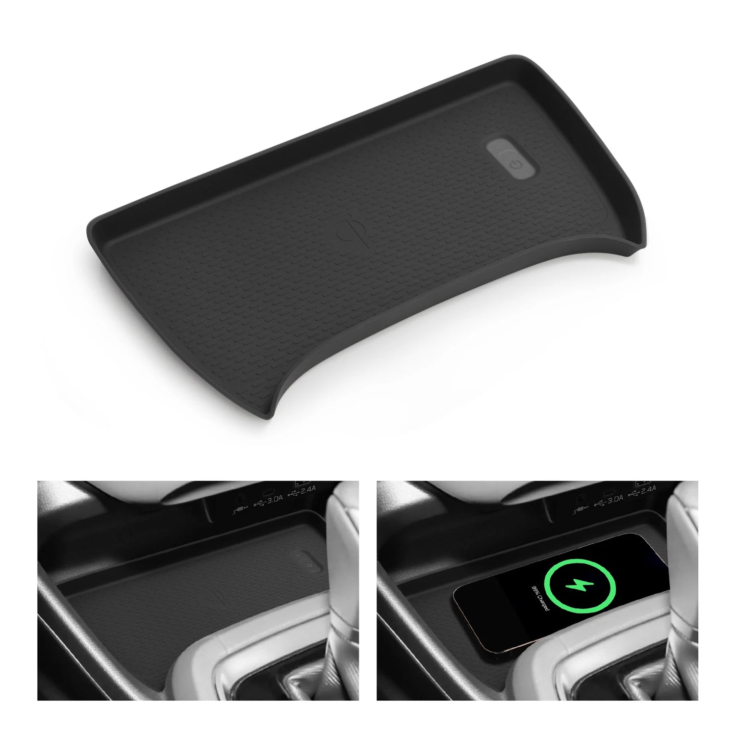 for Subaru Crosstrek 2025 Car Anti-Slip Pad Interior Accessories Silicone Center Console Wireless Charger Pad