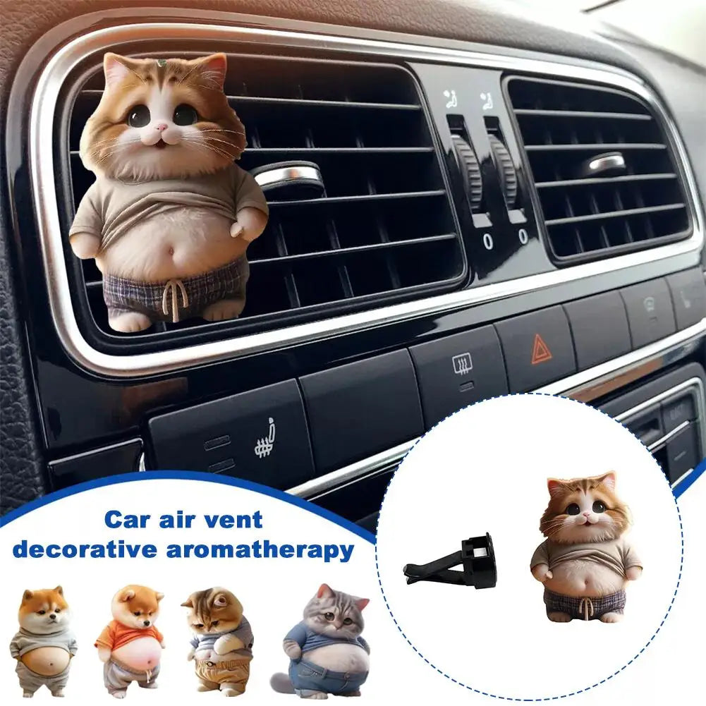 Fat Puppy Keychain 2D Flat Acrylic Cartoon Dog Ornament Car Mirror Backpacks Hanging Pendant For Home Decor T5Y8