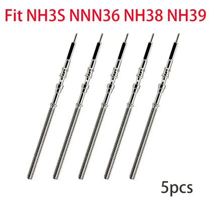 Watch Stem Stainless Steel Spare Parts fit NH35 NH36 NH38 NH39 Crown Automatic Mechanical Movement Watch Parts Crown Stem