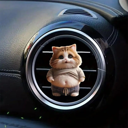 Fat Puppy Keychain 2D Flat Acrylic Cartoon Dog Ornament Car Mirror Backpacks Hanging Pendant For Home Decor T5Y8
