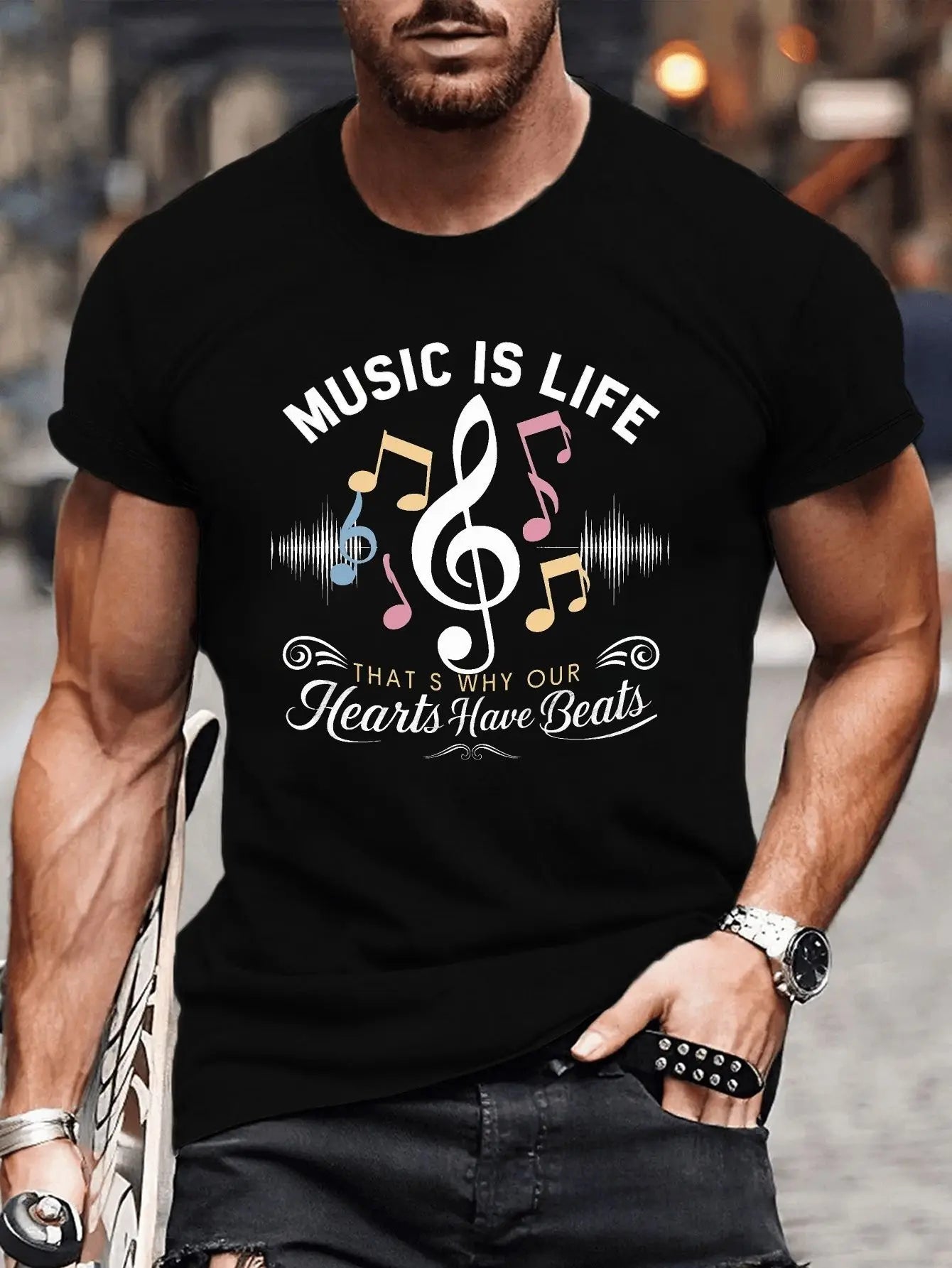 Y2k New American Casual Street Retro High Street Letter Short-sleeved T-shirt Men Summer Pure Cotton Loose Half Sleeve