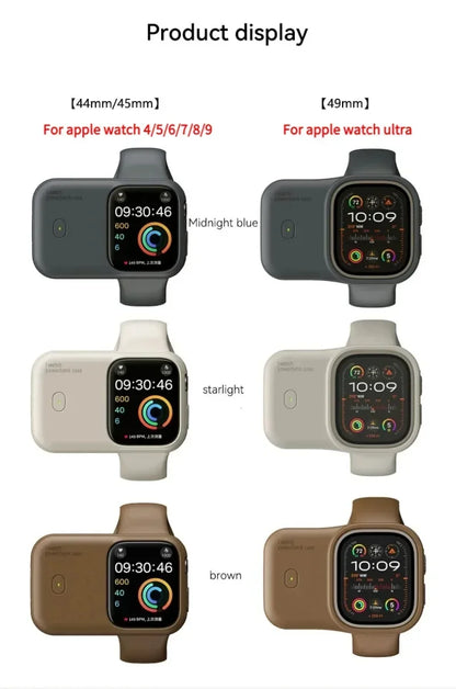 Portable Wireless Charger 1200mAh Power Bank Device for Apple Watch 8 7 6 5 4 SE Ultra for iWatch Fast Charging Case