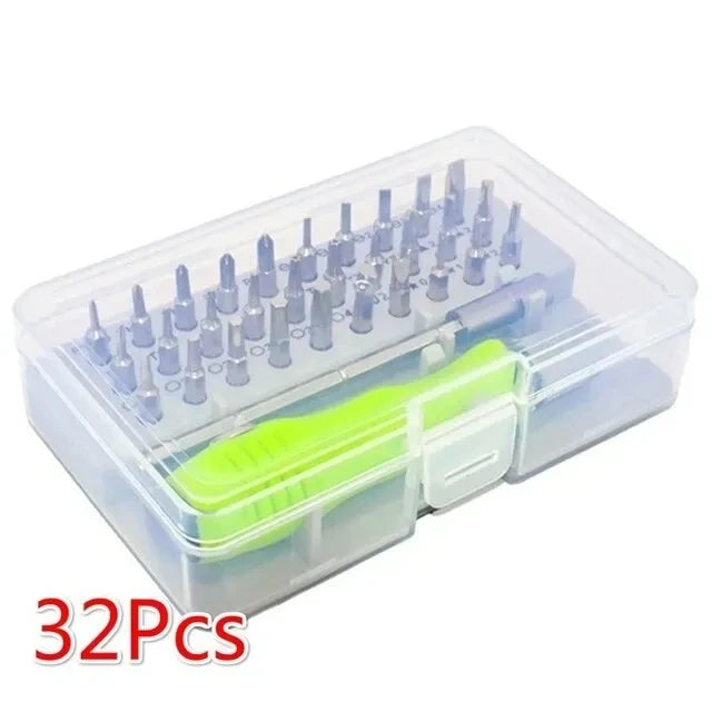 32 in 1 Multifunctional Screwdriver Set Mini Small Screwdriver Magnetic Screw Driver Bit Portable Repair Tool Kit
