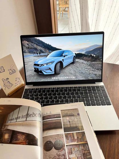 14 Inch Laptop PC 6GB LPDDR4 RAM 128GB SSD ROM 1080p FHD IPS Screen Windows 10 Computer with Celeron 4-Core Processor WIFI
