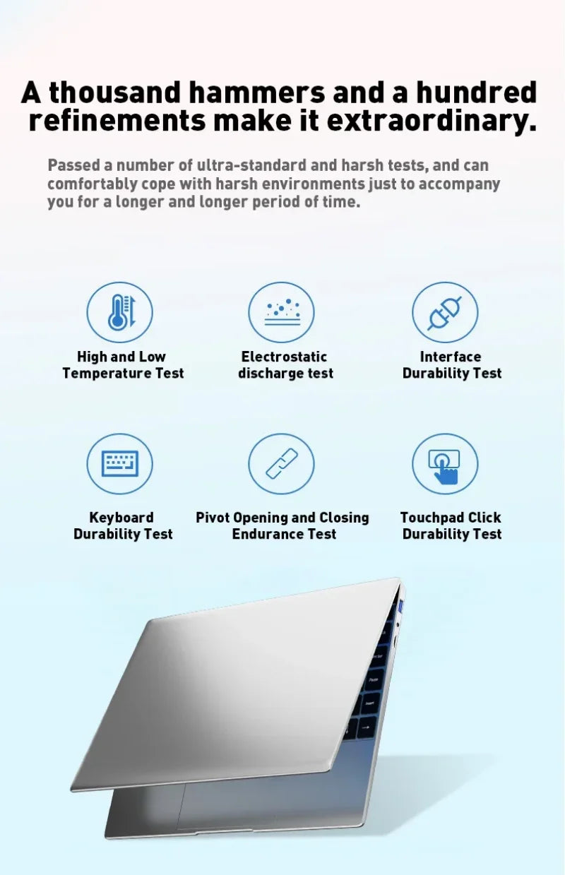 ultra-thin Gamer Laptop Intel Core i7-8650U Processor 32GB RAM 1TB 2TB SSD HD Office Study Windows 11 Pro Portable Notebook