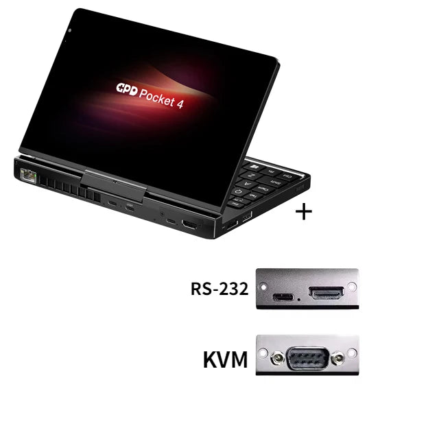 New GPD Pocket 4 2025 Mini Laptop PC 8 Inch AI 9 HX 370 8840U 16/32/64GB RAM 1/2TB NVME SSD 2K 144HZ Full-featured Handheld WIFI