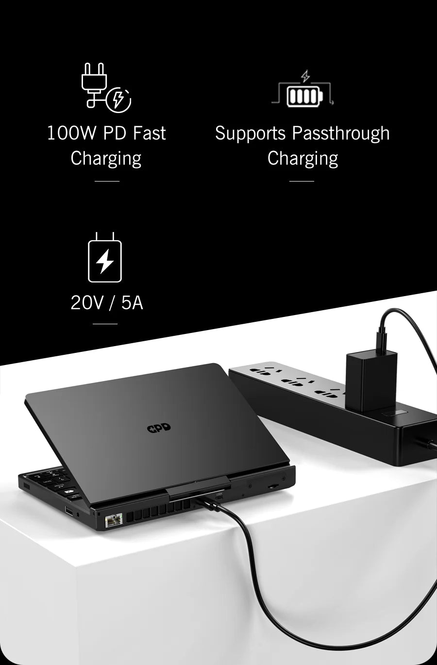 New GPD Pocket 4 2025 Mini Laptop PC 8 Inch AI 9 HX 370 8840U 16/32/64GB RAM 1/2TB NVME SSD 2K 144HZ Full-featured Handheld WIFI