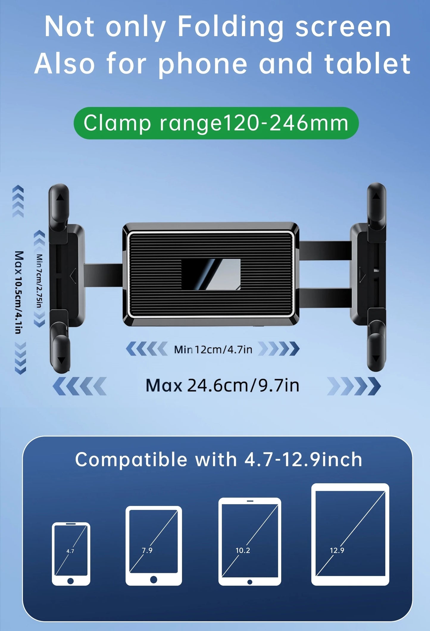 Car Air Vent Mobile Phone Holder, Can Be Adapted to Mobile Phones, Tablets, Folding Screen Mobile Phones, Powerful