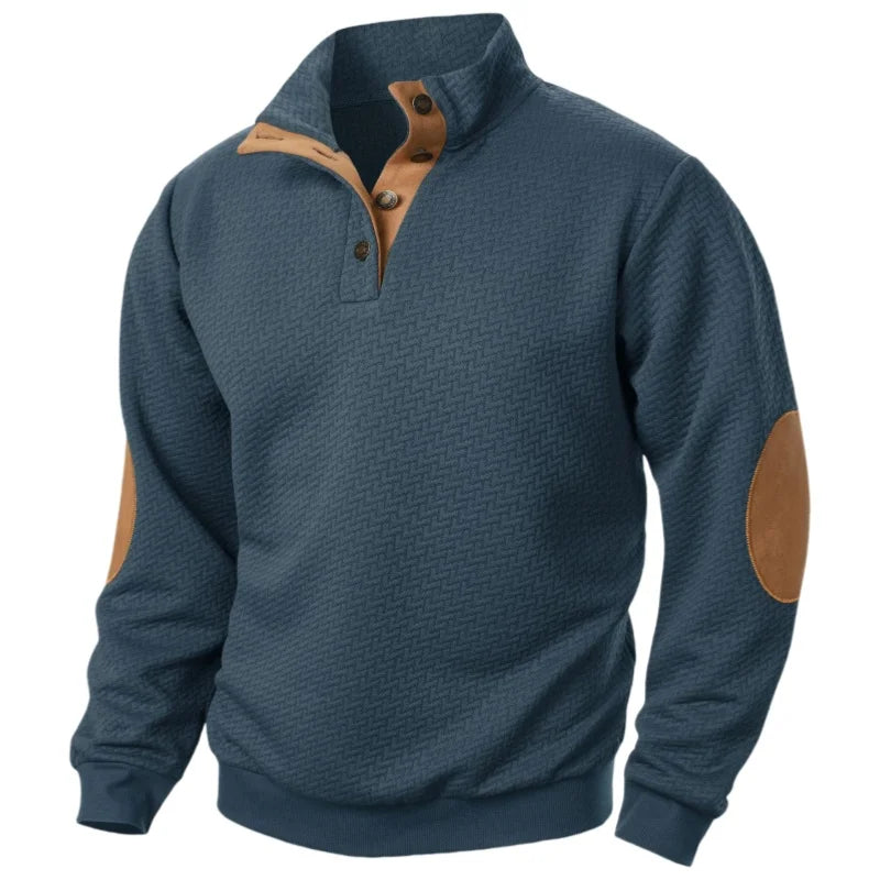 Spring Men Casual Sweatshirts Stand Collar Sweatshirt Warm Pullover Patchwork Sweatshirt Men's Winter Clothes Hip Pop Streetwear