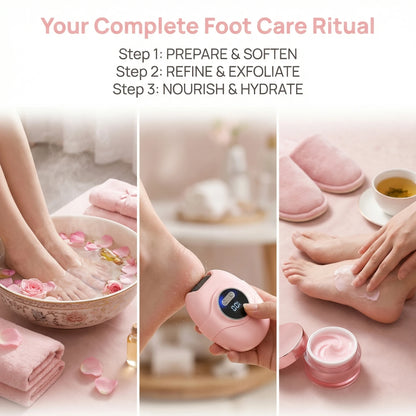 SoftAura 2-in-1 Electric Nail Clipper Foot Grinder Polishing Tool for Adults Kids Nail Grooming Pedicure Home Care Kit