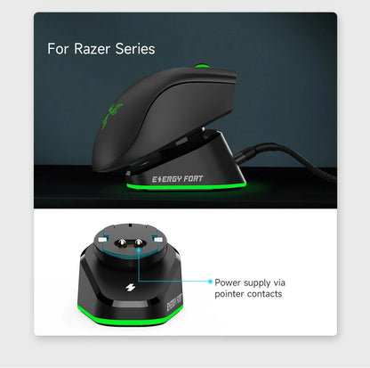 Gaming Mouse Wireless Charger For Logitech G403 G502 X Plus G703 G903 HERO Lightspeed Dock Station G PRO X Superlight Hero GPW2