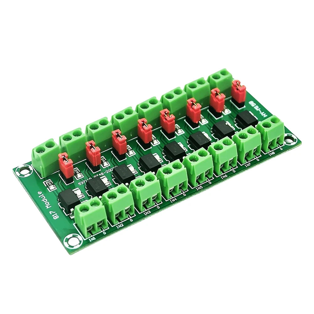 PC817 Optocoupler Isolation Board Driver Photoelectric Isolated Module 2/4/8 Channel Optocoupler Isolation Module for New Module
