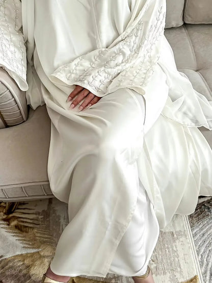 Eid Eid Abaya for Women Beading Dress Woman Party Abayas Ramadan Saudi Arabic Dubai Robe Caftan Vestidos Kaftan 2025 Cardigan