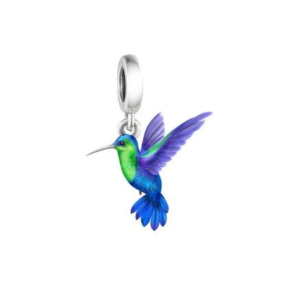 Fit Original Pan Charm Bracelet 925 Silver Rainbow Enamel Lorikeet Birrd Colorfull Parrot Bead For Making South Africa Berloque