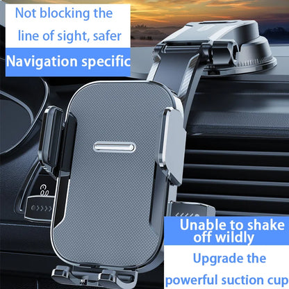 Universal Car Phone Holder Multi-Scene One-Click Lock Strong Suction 360° Rotation for Car Navigation & Desk