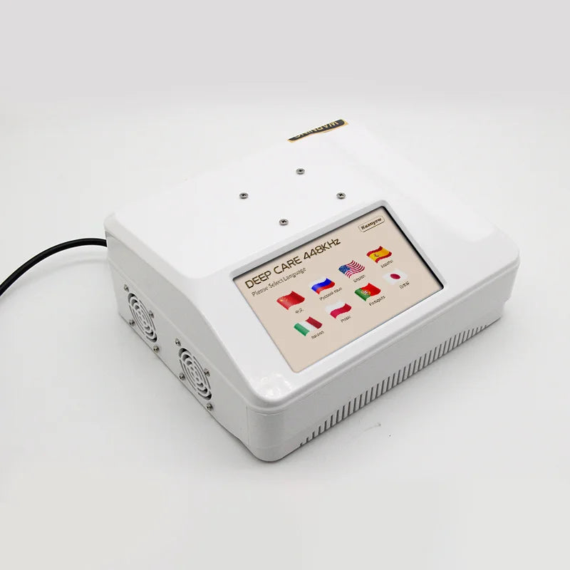 448Khz CET RET Tecar Physical Therapy Machine Portable Rf Monopolar Probe Head High Radio Frequency Diatermia Pro Loss Weight
