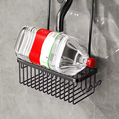 Bathroom Convenient Toilet Shower Rack No Drilling Removable Rust Prevention For Shower Organizer Storage Bathroom Shelves
