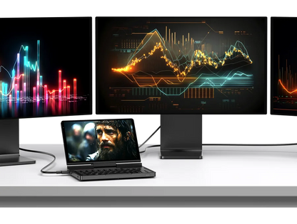New GPD Pocket 4 2025 Mini Laptop PC 8 Inch AI 9 HX 370 8840U 16/32/64GB RAM 1/2TB NVME SSD 2K 144HZ Full-featured Handheld WIFI