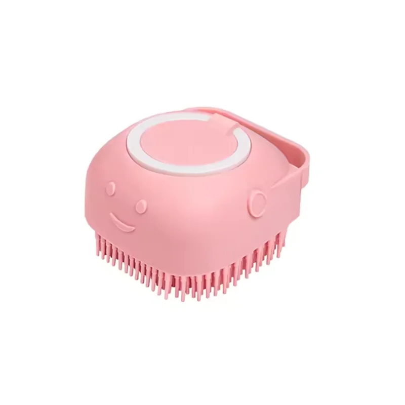 New pet bath massage brush bathroom multifunctional dog cat soft safety silicone pet bath accessories dog cat tools