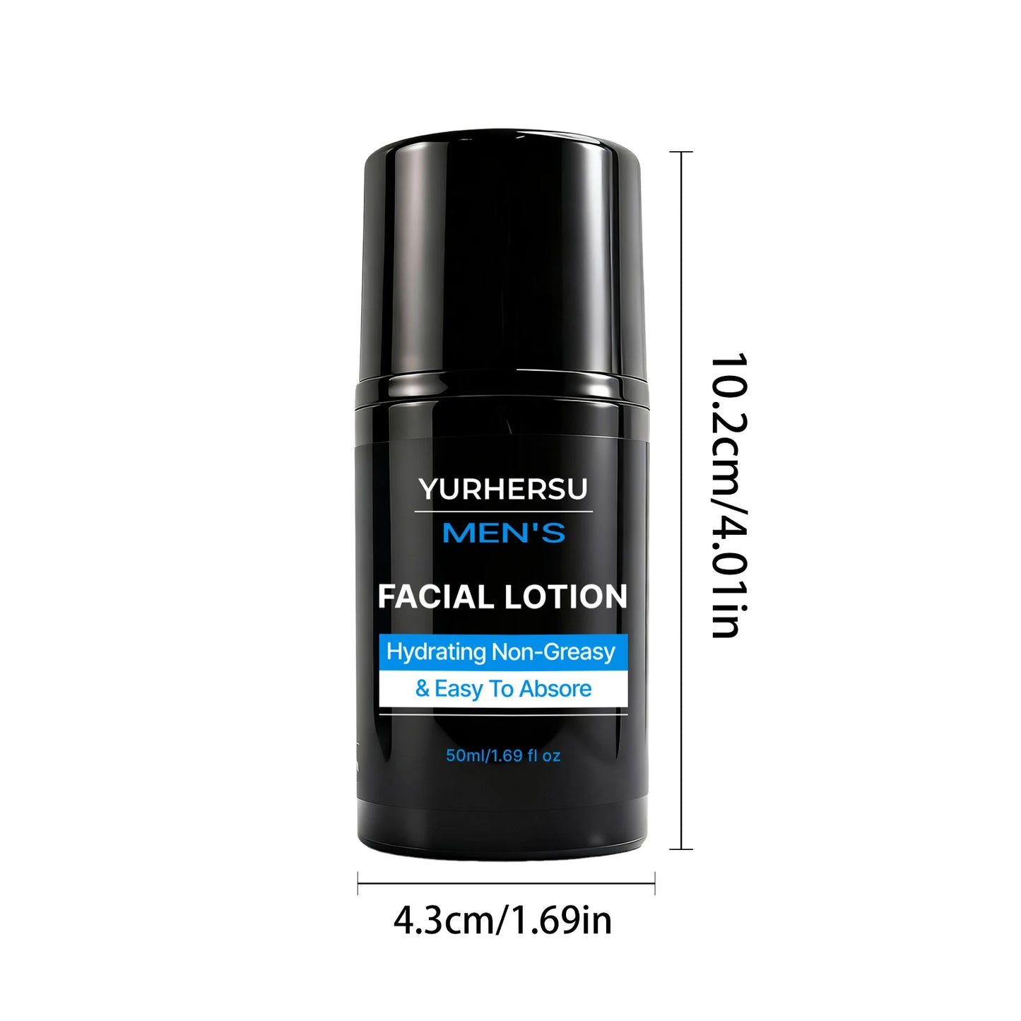Men's Moisturizing Lotion Face & Body Hydration Daily Skin Care 50ml