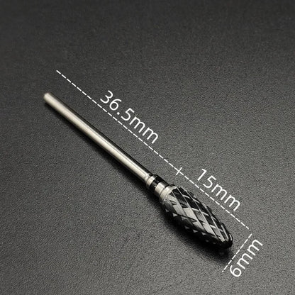 Ceramic Carbide Nail Drill Bit Rotate Burr Milling Nail Cutter Bits Electric Drill Machine For Manicure Pedicure Tools