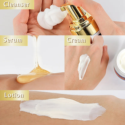 LKIAE Retinol Double Whitening Kit, Remove Wrinkles, Black Spots, Melanin, Moisturizing, Hydrate, Suitable for All Skin Types