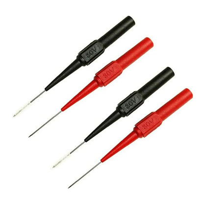 10pcs Insulation Piercing Needle Sensitive Non-destructive Multimeter Test Probes Accurate Acupuncture Car Tool for Banana Plug