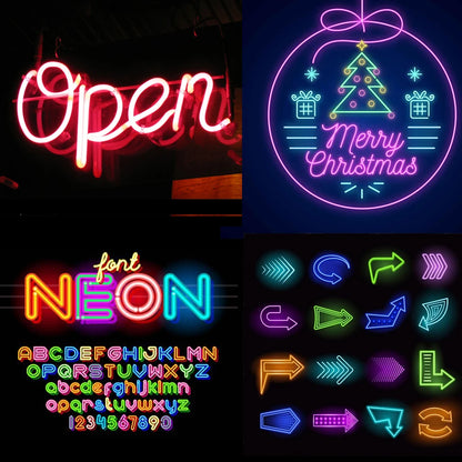 12V 24V 5M 10M 20M LED Neon Sign Strip Light Waterproof Silicone Rope Lights Flexible Lamp with 2pin Wire 120LED 2835 0.5M Decor