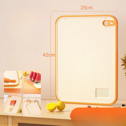 Wheat Straw Double-Sided Antibacterial Cutting Board Home Kitchen Anti-mildew Anti-slip Plastic Multi-functional Sticky Board