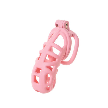 2026 New Cobra 3.0 Chastity Lock Cage SM Flirting Breathable Resin Male Virginity Device Fetish Male Penis Lock with 4 Rings