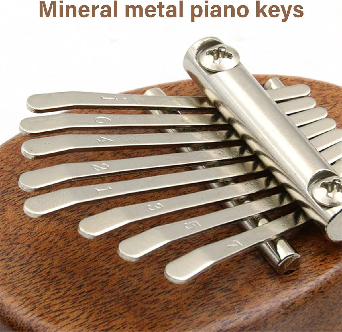 Mini Kalimba 8 Key Thumb Piano Water Drop Style - Portable Cute Musical Instrument for Kids & Adults - Perfect Exquisite Gift