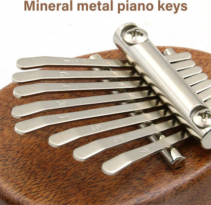 Mini Kalimba 8 Key Thumb Piano Water Drop Style - Portable Cute Musical Instrument for Kids & Adults - Perfect Exquisite Gift