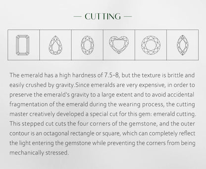 ATTAGEMS 925 Sterling Silver 18K Gold Plated Emerald Engagement Ring Wedding Bands Fine Jewelry Wholesale Drop Shipping
