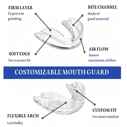 6pcs EVA Silicone Mouth Guard Teeth Protector Orthodontic Braces Reusable Whitening Tray Retainer Tool