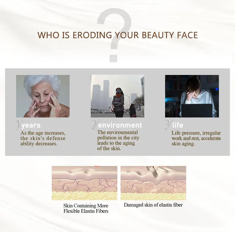 ARTISCARE Peptide Anti Wrinkle Facial Cream + Golden Eye Cream Anti-Wrinkle Anti-Aging Skin Care Whitening and Lifting Day Cream