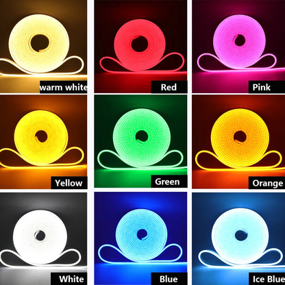 12V 24V 5M 10M 20M LED Neon Sign Strip Light Waterproof Silicone Rope Lights Flexible Lamp with 2pin Wire 120LED 2835 0.5M Decor