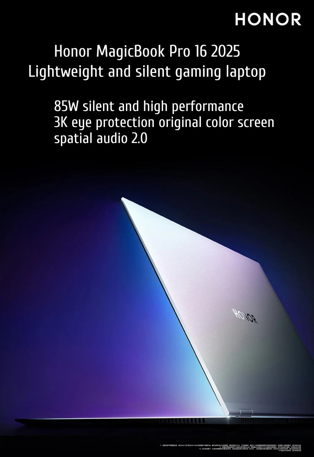 Honor MagicBook Pro 16 Laptop Ultra5 225H/Ultra9 285H 24G/32G 1T 3.1K 165Hz Honor Laptop Notebook Ultrabook Game Computer