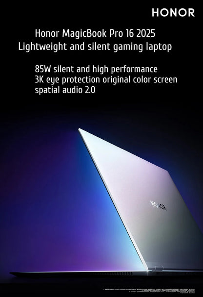 Honor MagicBook Pro 16 Laptop Ultra5 225H/Ultra9 285H 24G/32G 1T 3.1K 165Hz Honor Laptop Notebook Ultrabook Game Computer