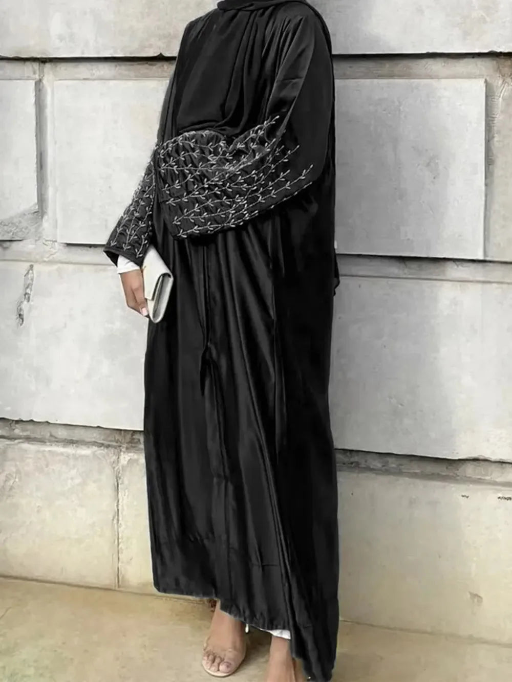 Eid Eid Abaya for Women Beading Dress Woman Party Abayas Ramadan Saudi Arabic Dubai Robe Caftan Vestidos Kaftan 2025 Cardigan