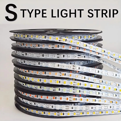 50~1M Separated Silicone Neon Strip DC12V SMD2835 120LEDs/M Flexible Bendable Waterproof LED Light Strip DIY S Shape Sign Lamp