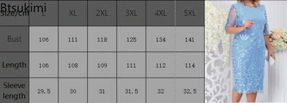 2026Women's Sring Summer Dress Party Wedding Guest Women Slim Fit Lace Floral Elegant Bodycon Formal Party Dresses Plus Size 5XL