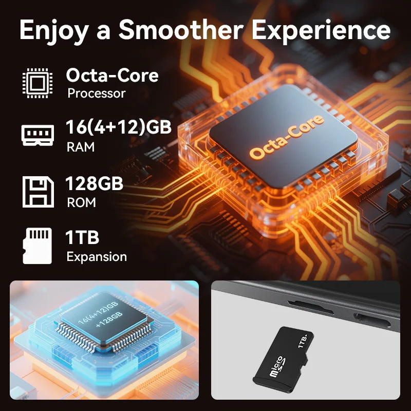 SVITOO P11 Tablet Android 15 2025 11 Inch Unisoc T606 16GB RAM 128GB ROM 8000mAh Battery Widevine L1 Optional With Case Keyboard