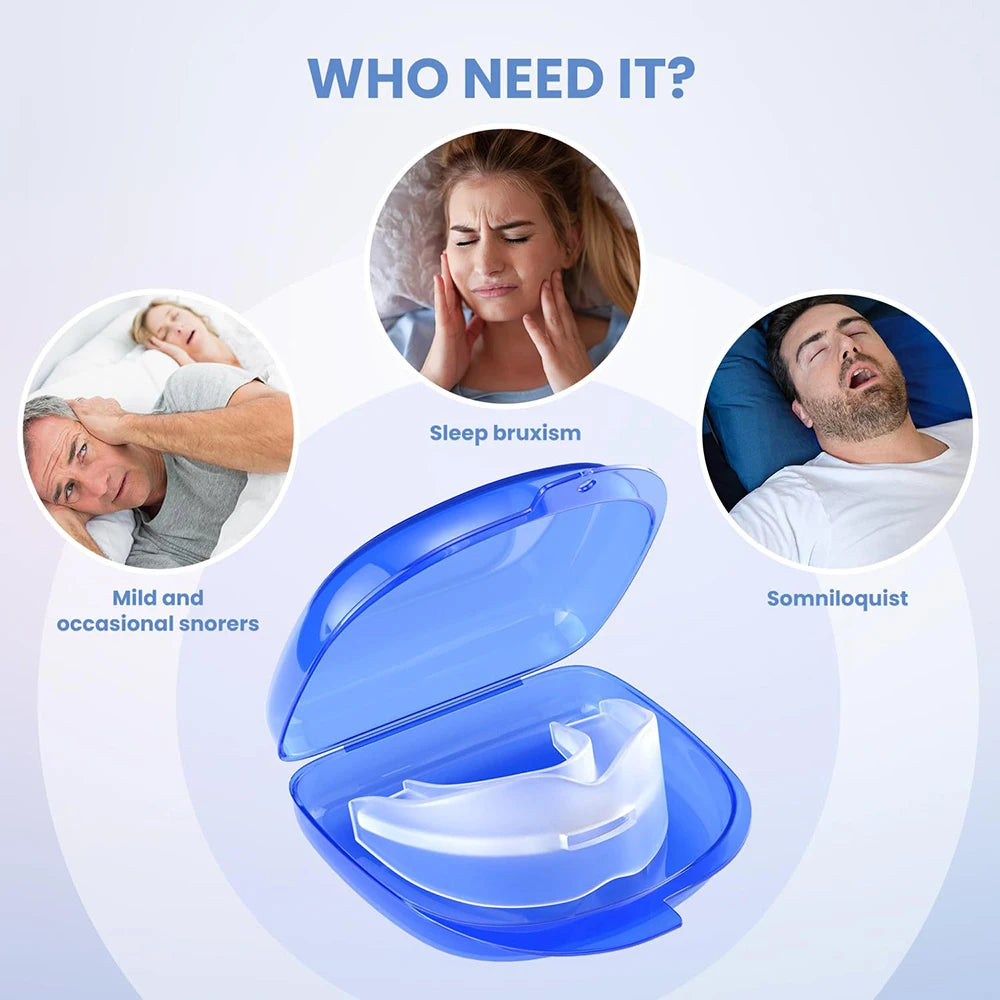 Teeth Bruxism Sleeping Apnea Guard Anti Snoring Bruxism Mouth Guard Snoring Device Bruxismo Snoring Mouth Guard to Stop Snoring