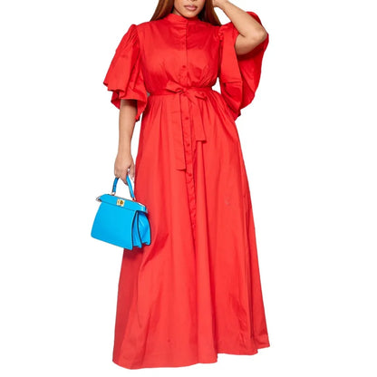 African Dresses For Women Vetement Femme Dashiki Solid Africa Maxi Dress African Clothes Dashiki Ankara Dresses Ladies 2026 New