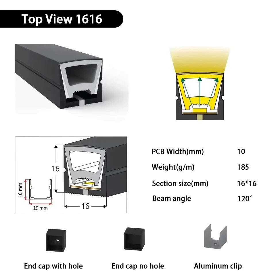 IP67 Waterproof Led Neon Silicone Flexible Light Tube Suitable for 5mm 8mm 10mm 12mm PCB WS2812B WS2811 5050 RGB Light Strip